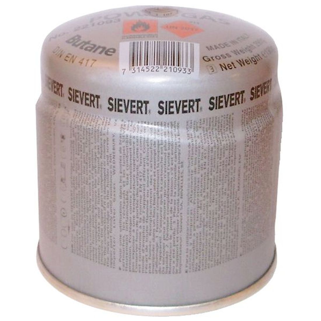 Sievert Butane Gas Cartridge 190g         