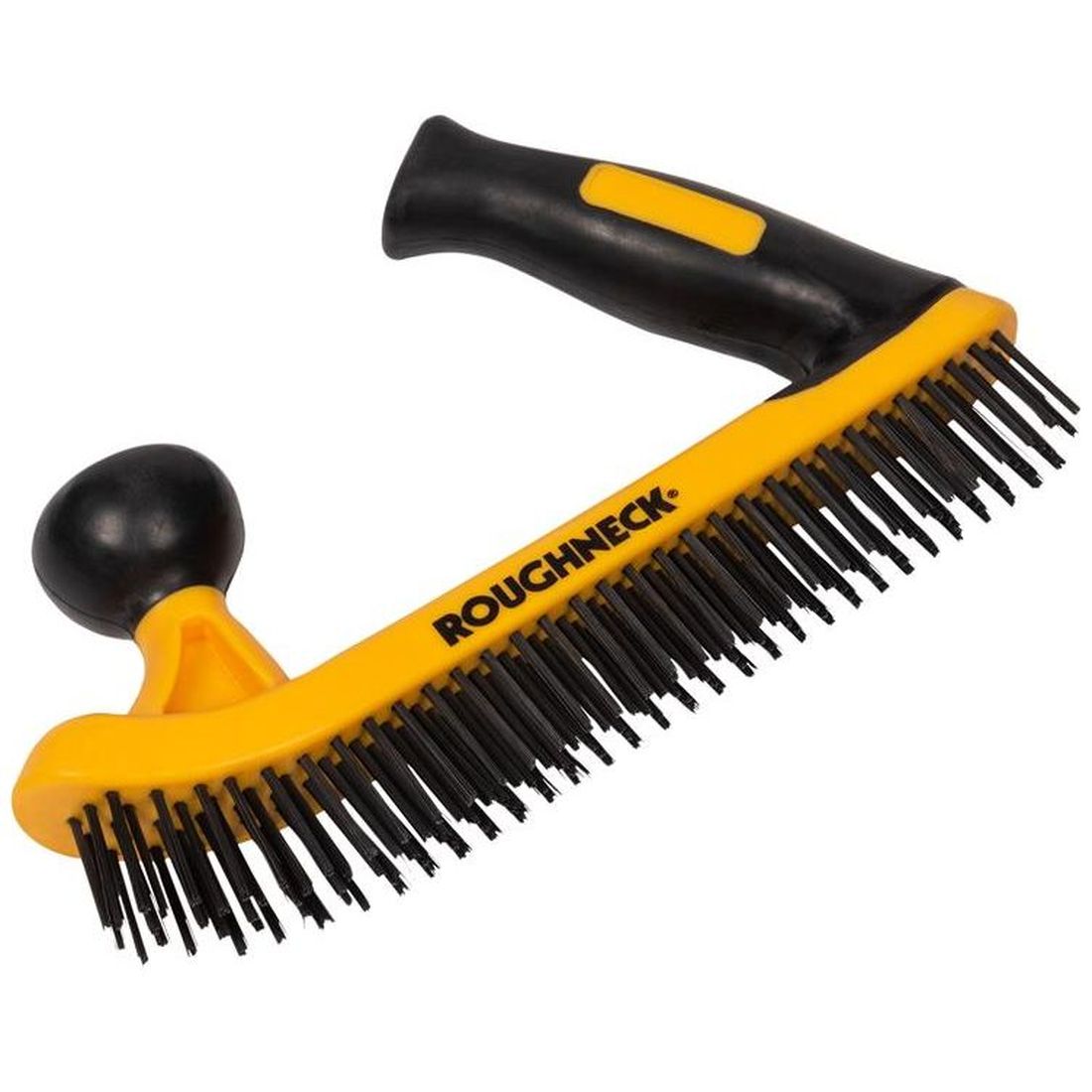 Roughneck Two-Handed Wire Brush Soft-Grip   