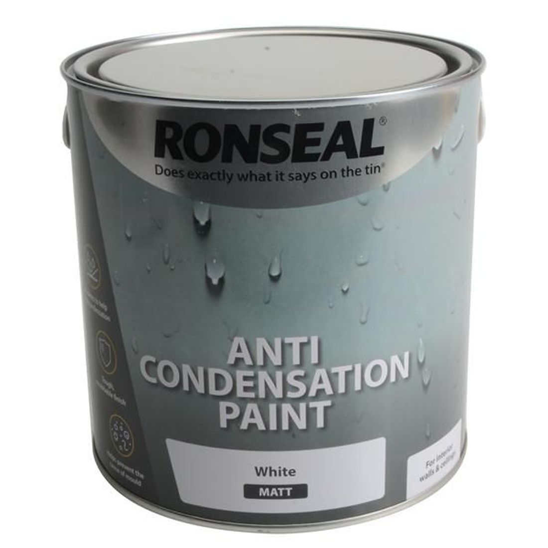 Ronseal Anti Condensation Paint White Matt 2.5 litre                                    
