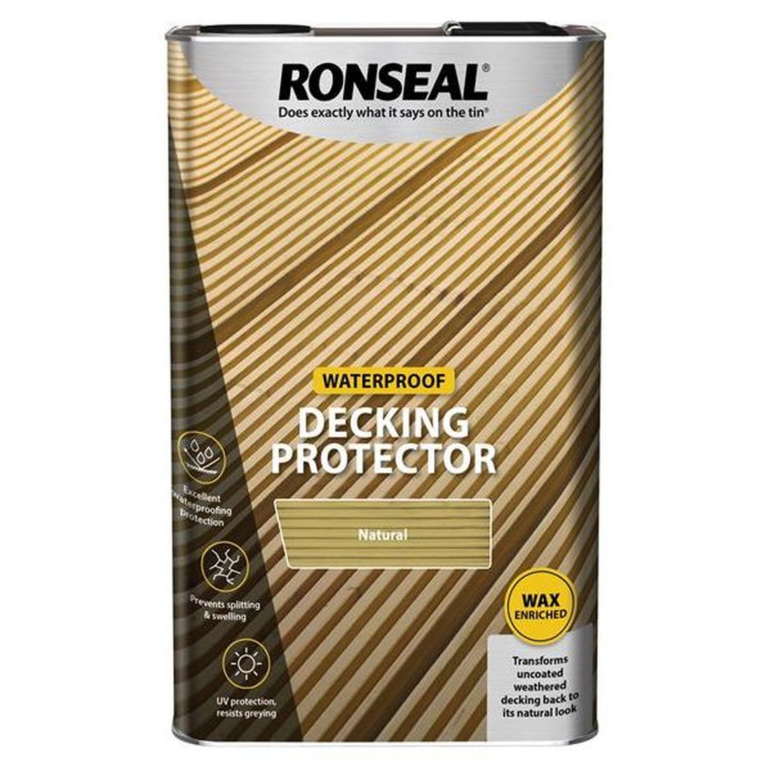 Ronseal Decking Protector Natural 5 litre 