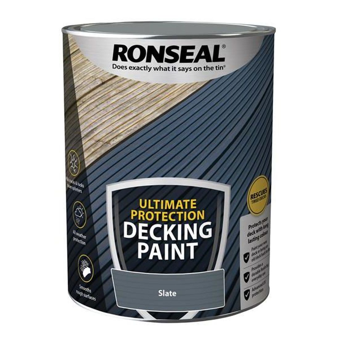 Ronseal Ultimate Protection Decking Paint Slate 5 litre                                 