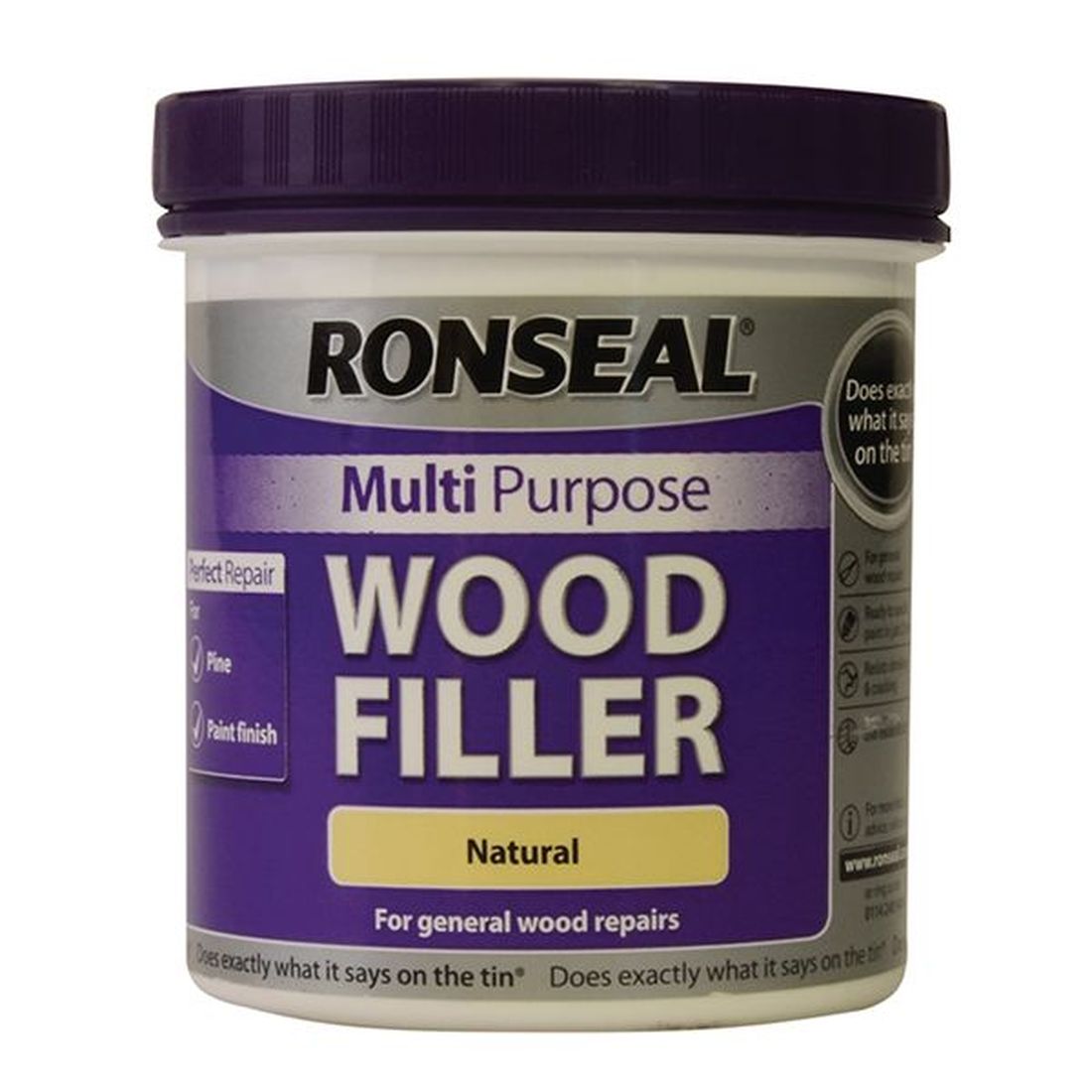 Ronseal Multipurpose Wood Filler Tub Natural 930g                                       