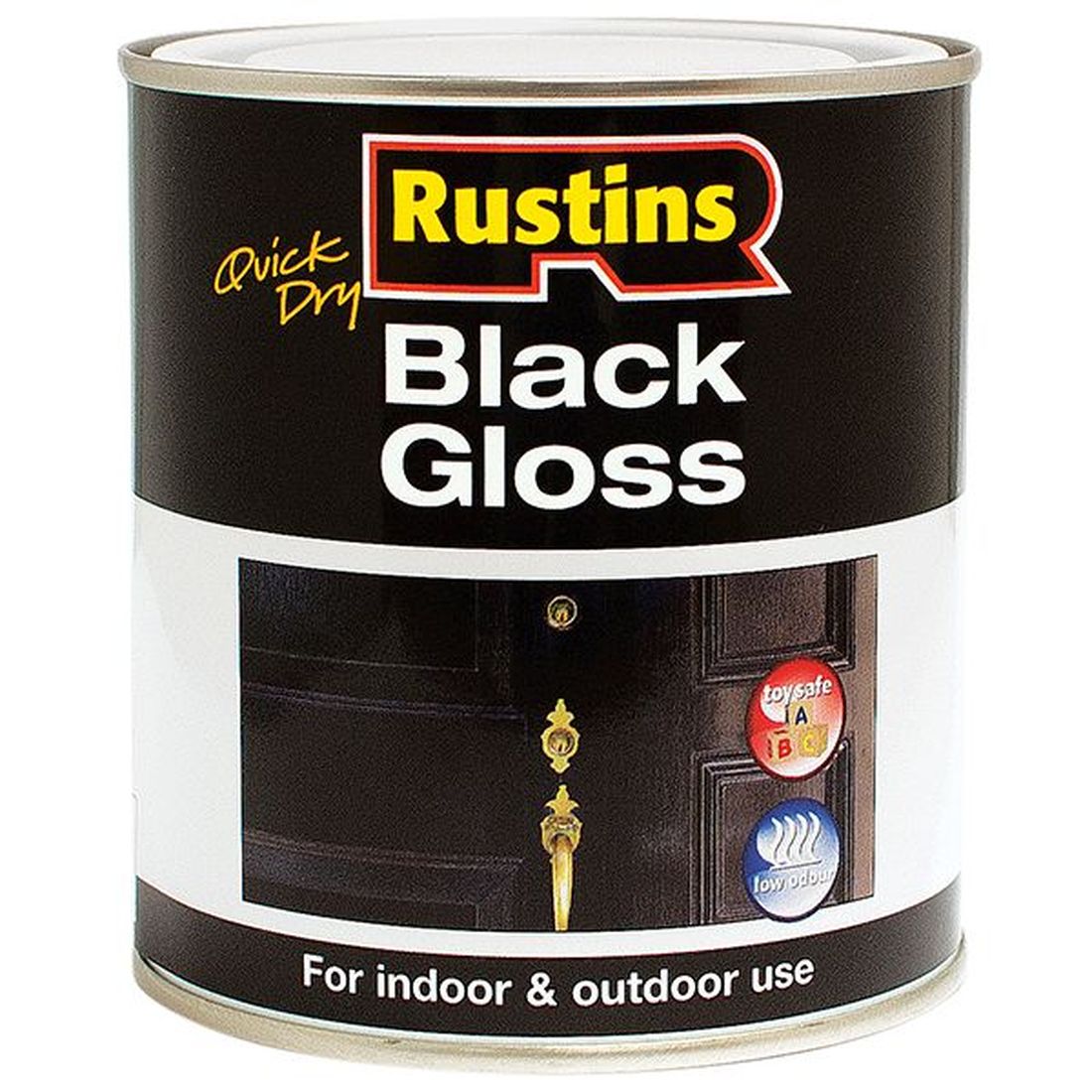 Rustins Quick Dry Black Gloss 500ml       