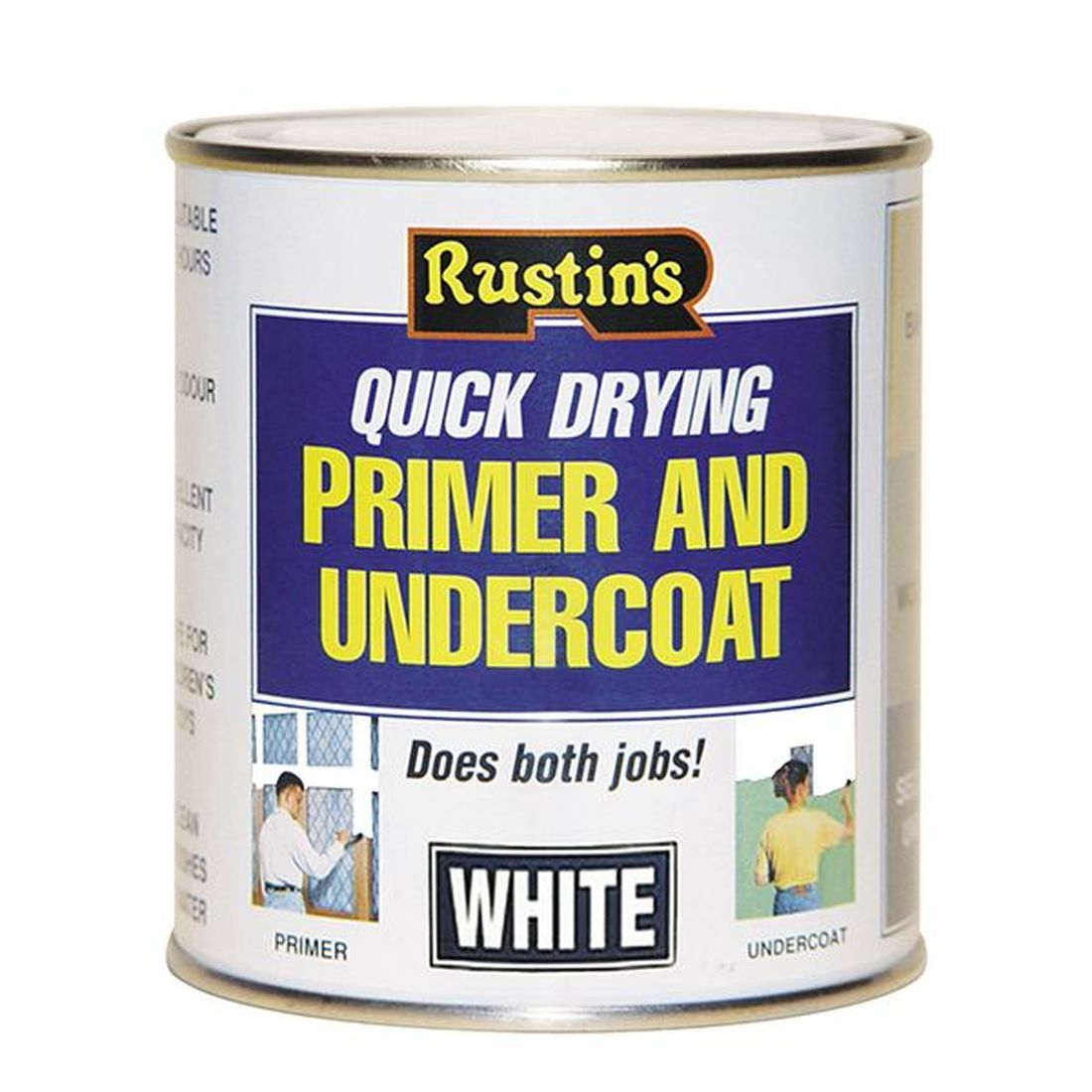 Rustins Quick Dry Primer & Undercoat White 2.5 litre                                    