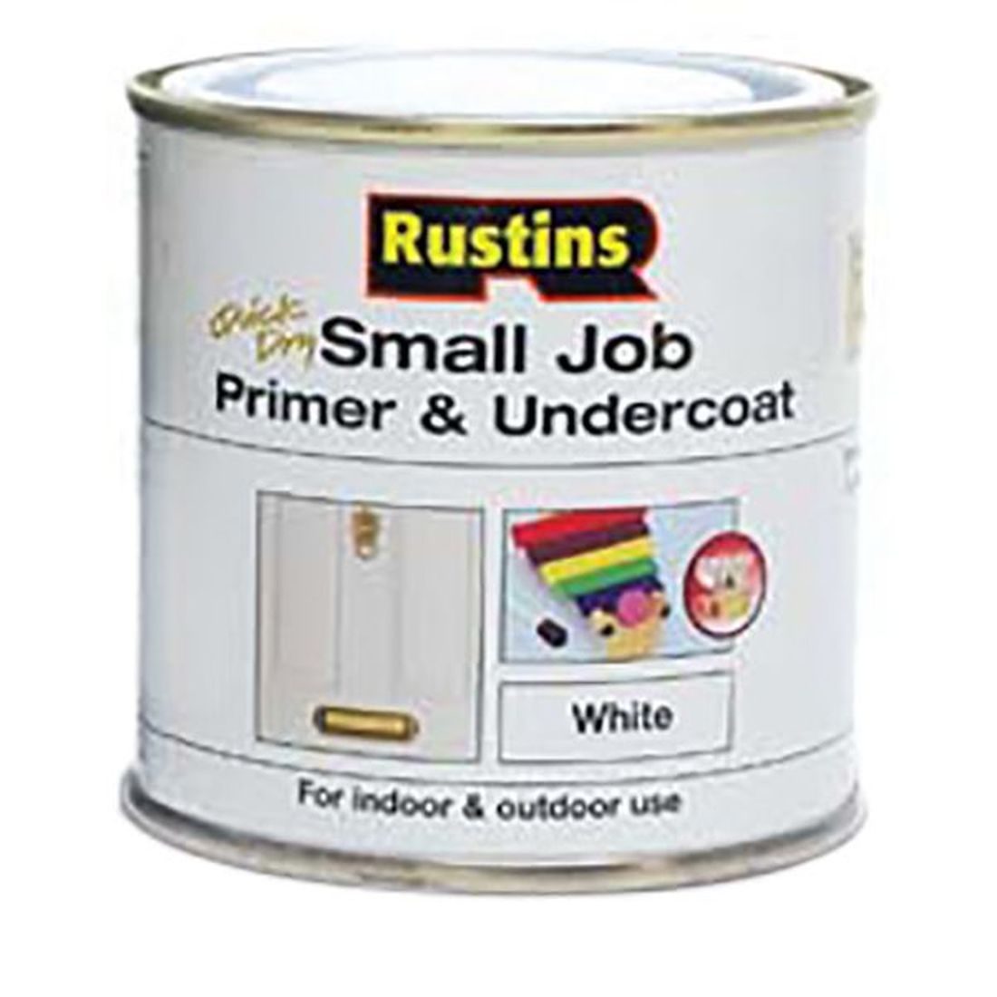 Rustins Small Job Primer & Undercoat White 250ml                                        