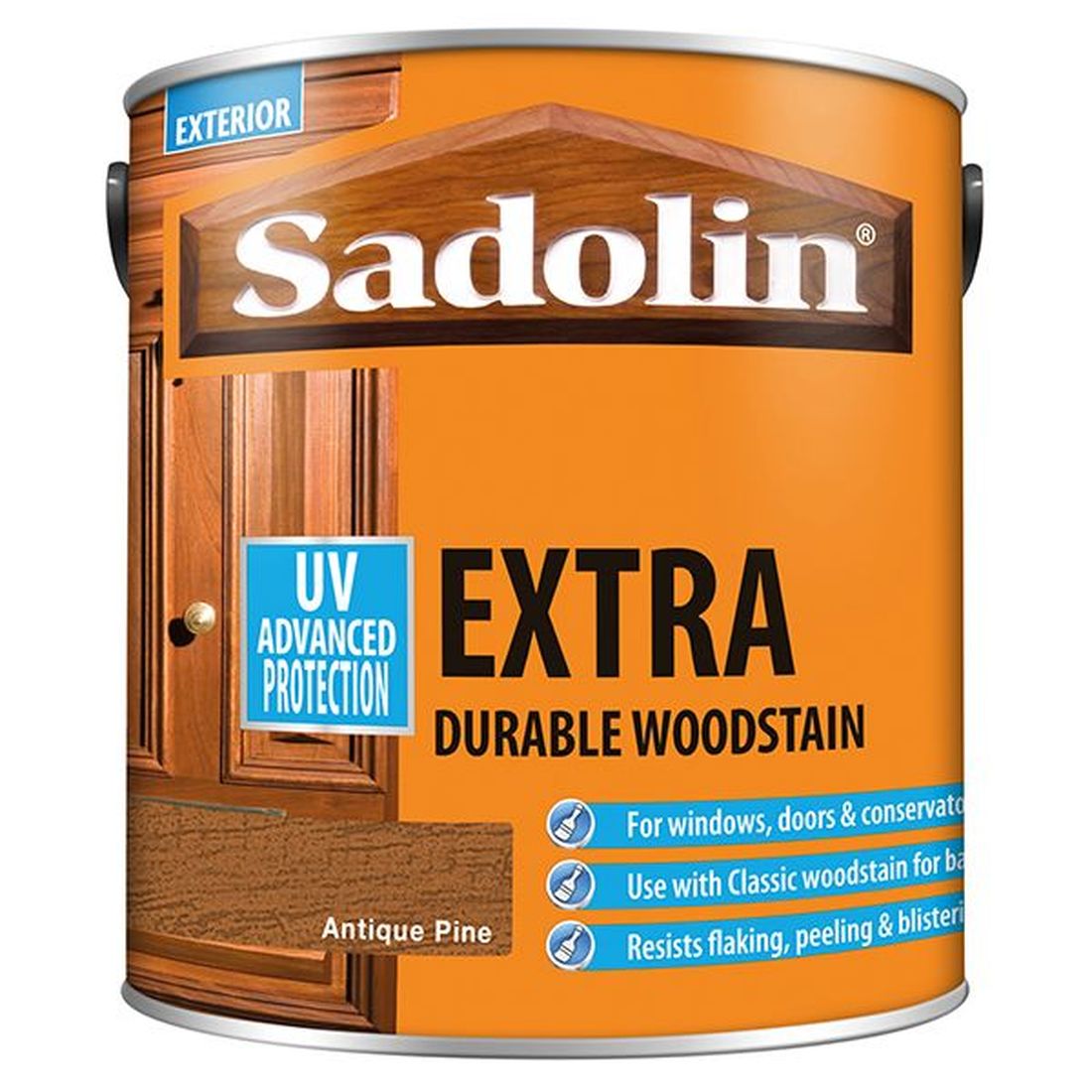 Sadolin Extra Durable Woodstain Antique Pine 2.5 litre                                  