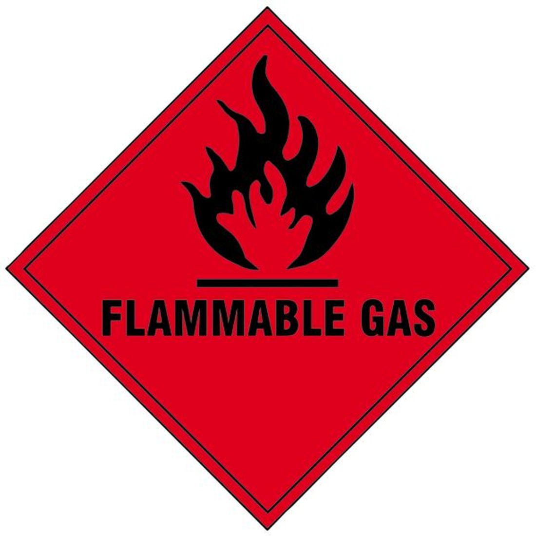 Scan Flammable Gas SAV - 100 x 100mm   