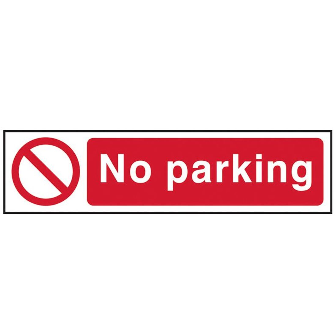 Scan No Parking - PVC 200 x 50mm       