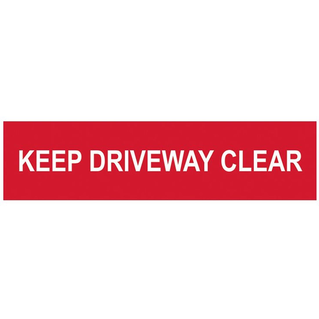 Scan Keep Driveway Clear - PVC 200 x 50mm                                            