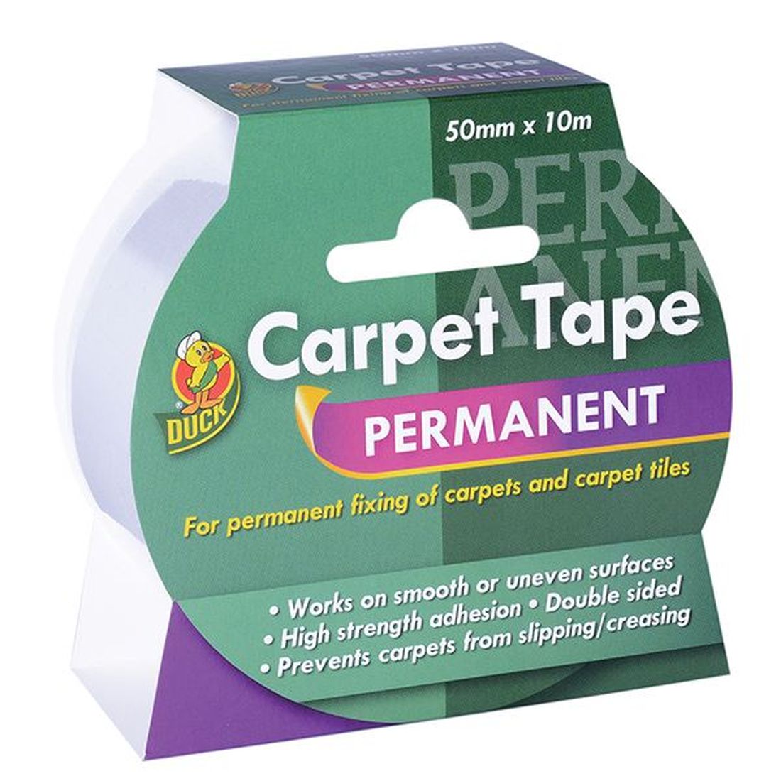 Shurtape Duck Tape Permanent Carpet Tape 50mm x 10m                                     