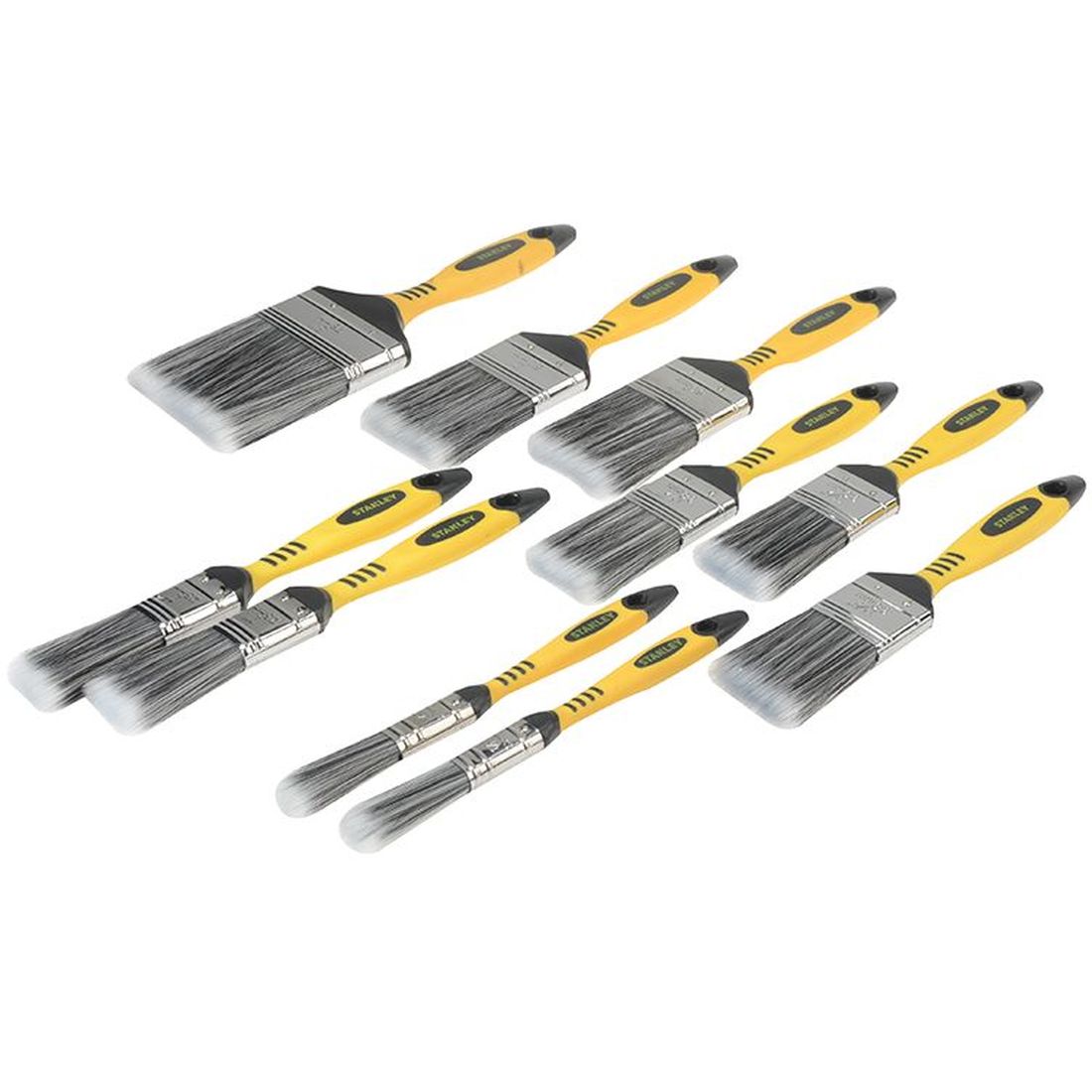STANLEY Loss Free Synthetic Brush Set, 10 Piece                                         