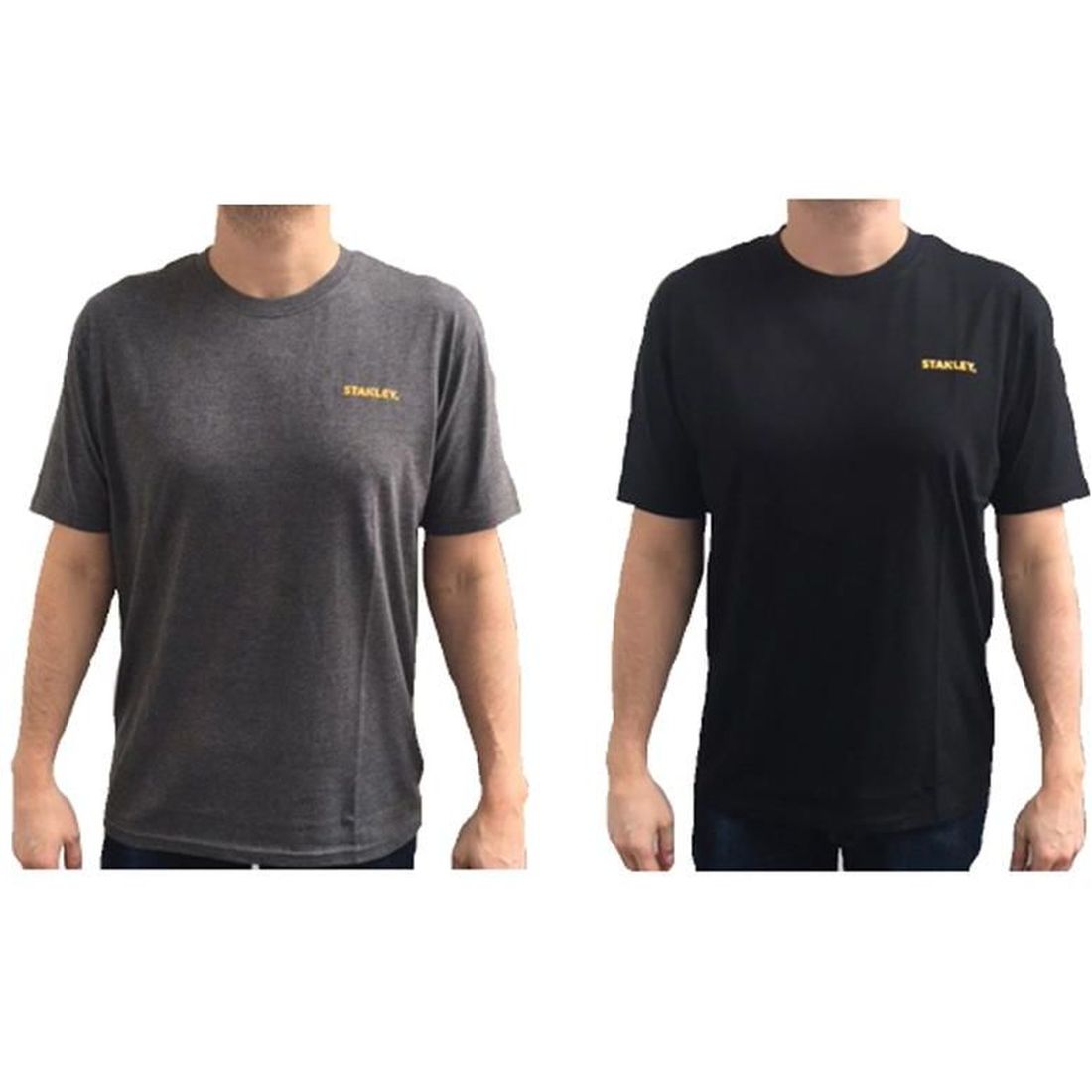 STANLEY T-Shirt Twin Pack Grey & Black - L