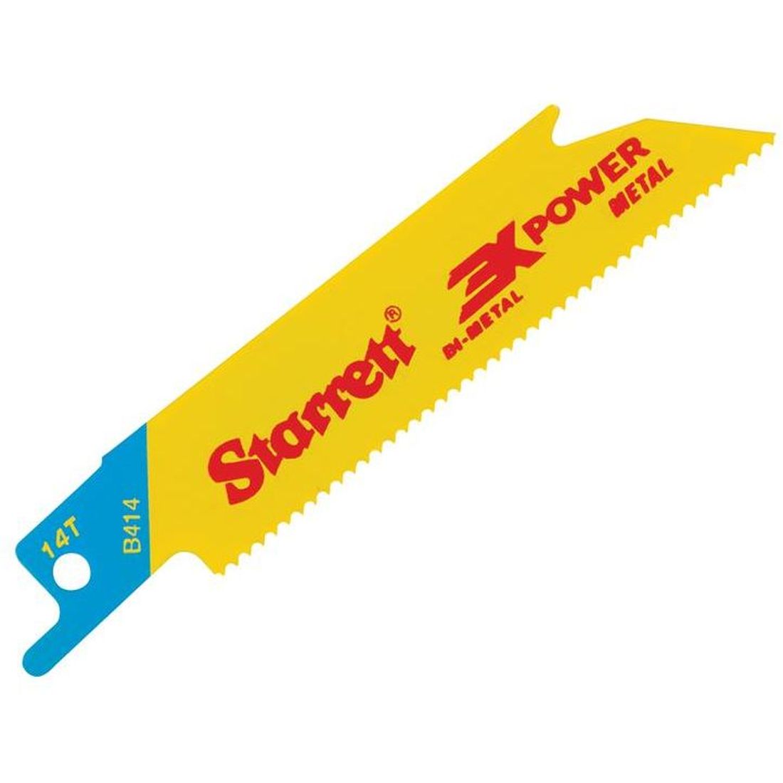 Starrett B414-5 Bi-Metal Reciprocating Blade, Metal Straight 100mm 14 TPI (Pack 5)       