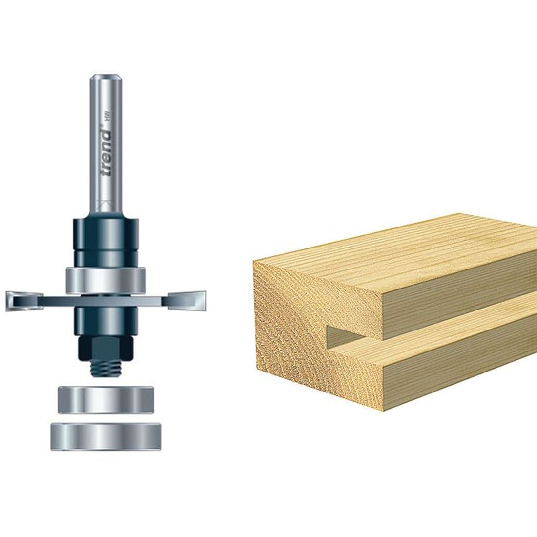 Trend 342 x 1/2 TCT Bearing Guided Biscuit Jointer 4.0 x 40mm                         
