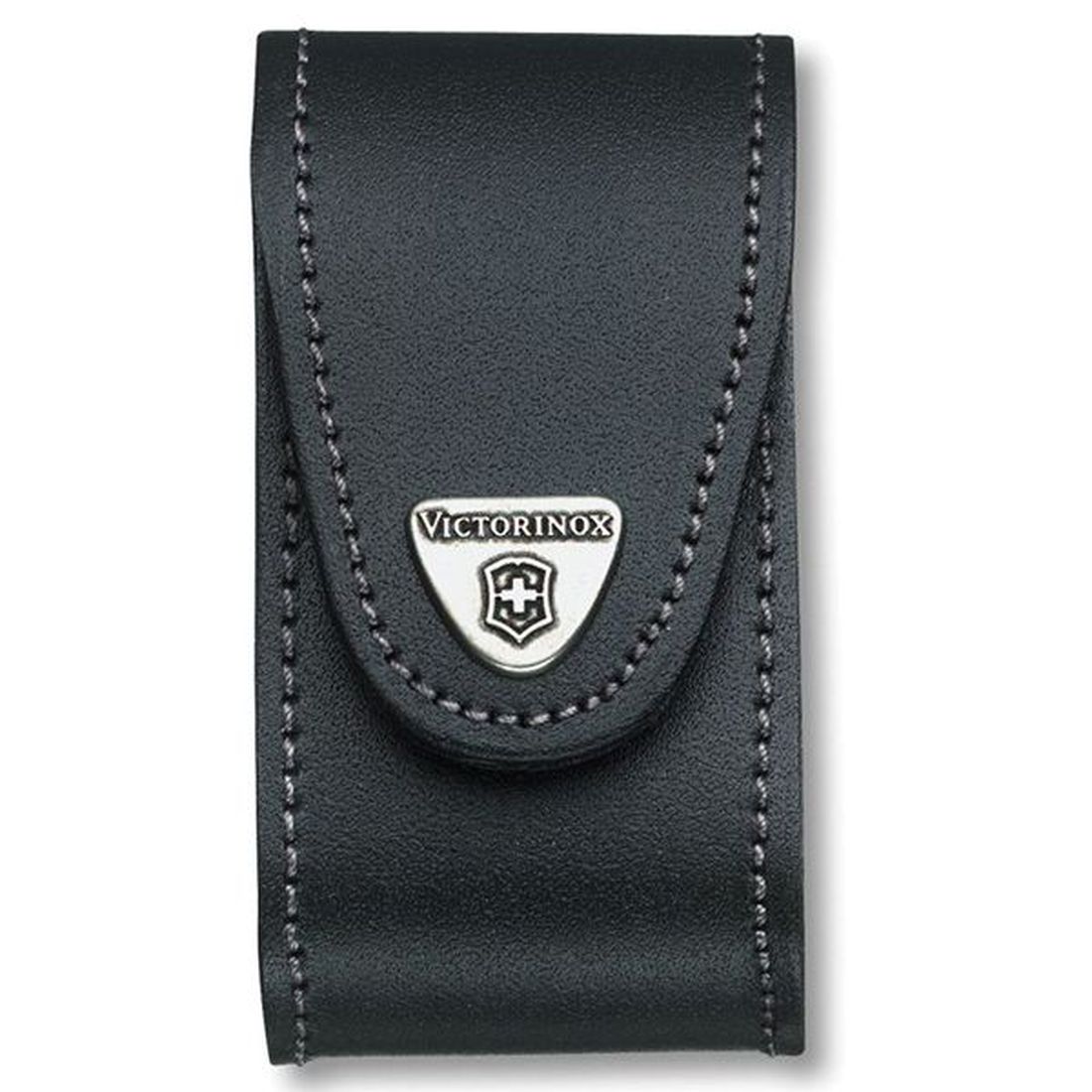 Victorinox Black Leather Belt Pouch (5-8 Layer)                                            