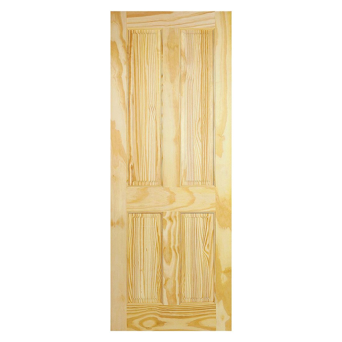 Clear Pine Internal Door 4 Panel 762 X 1981Mm