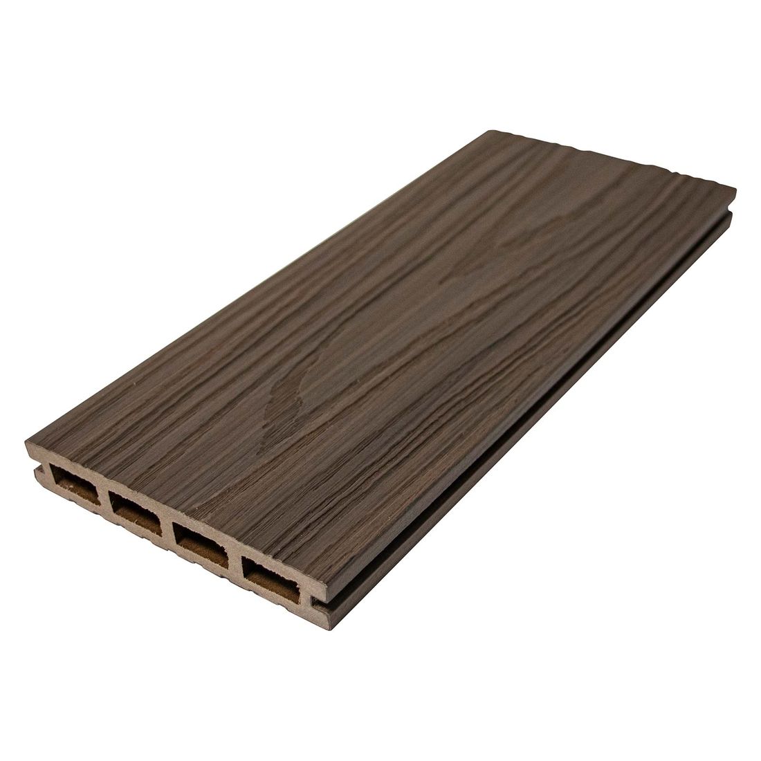 Hollow Composite Deck Board Bowness Brown 3.6M 135 X 22Mm