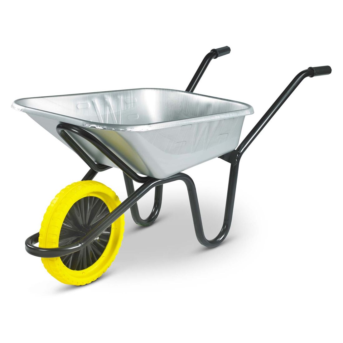 Wheelbarrow Galvanised 90L Comes With Puncture Proof Wheel