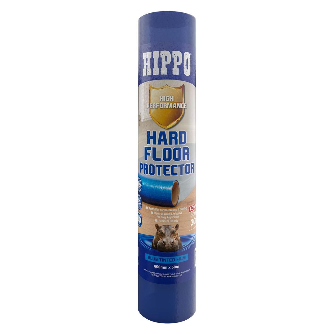 Hippo Hard Floor Protector 600Mm X50M
