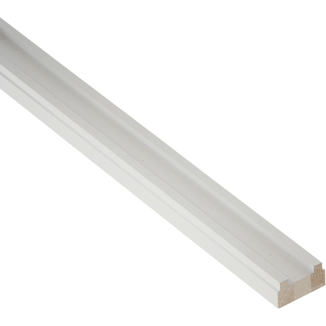 Stair Baserail 32Mm X 62 Mm X 4200 Mm 41Mm Groove White Prime Fsc