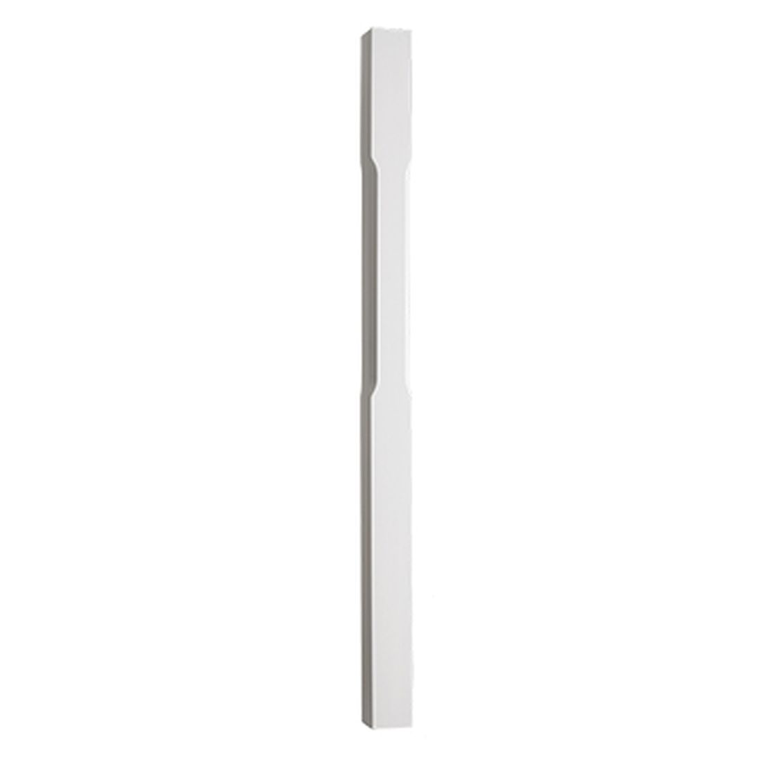 Stair Stop Chamfered Newel 91 X 1500Mm White Primed Fsc