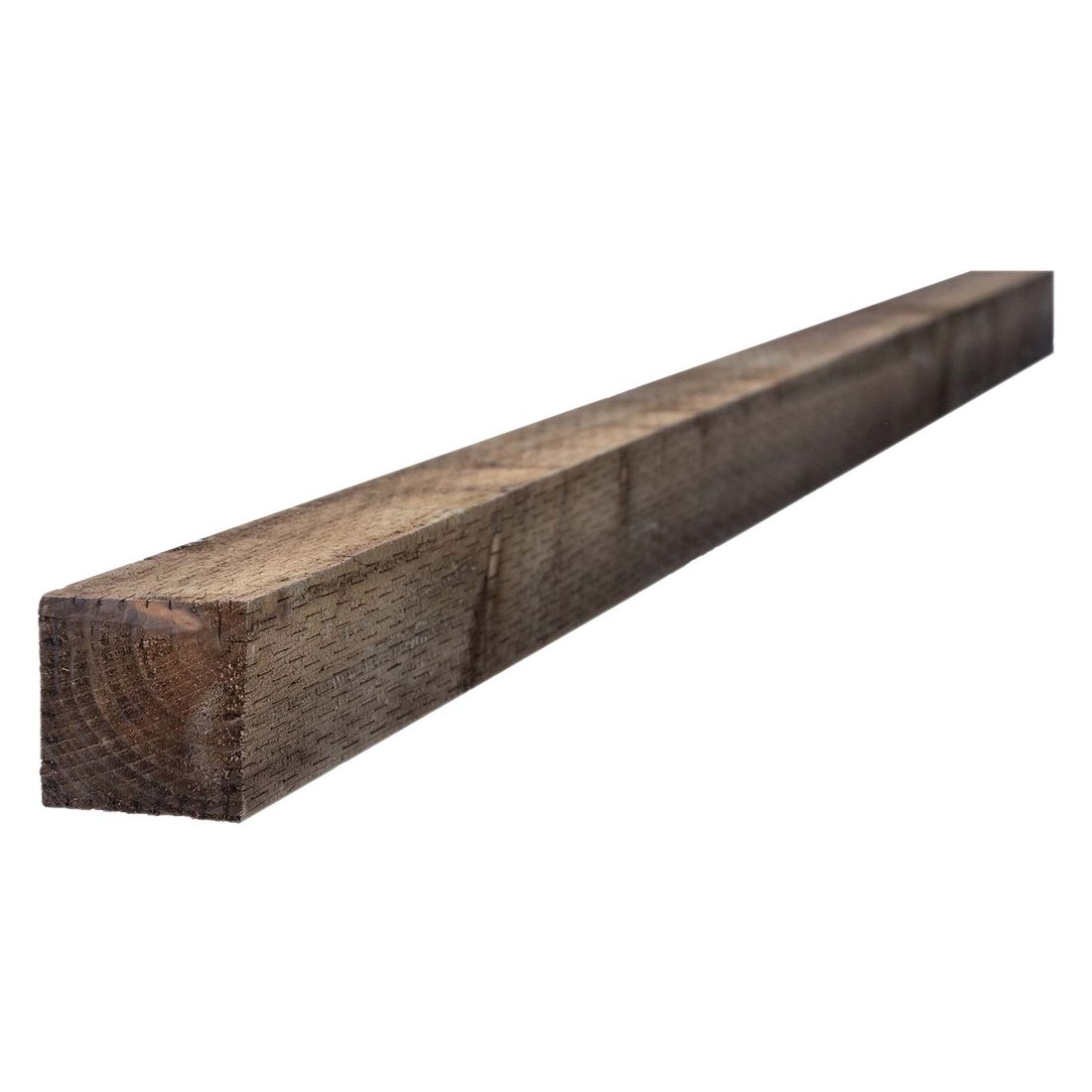 Incised Fence Post Treated Brown 75 X 75 3 X 3 2.4M Fsc