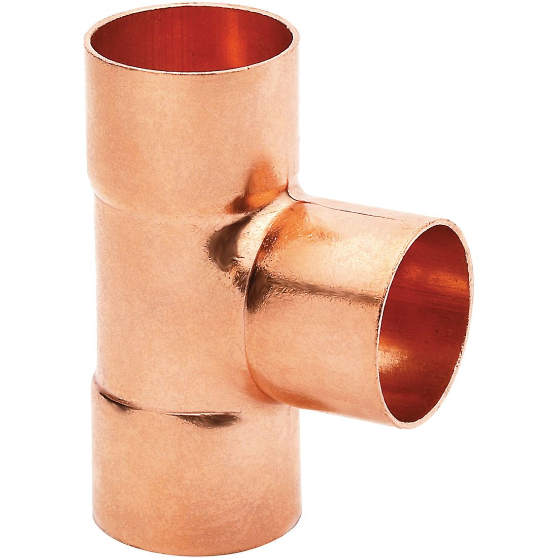 End Feed Equal Tee 22Mm Copper Pk10