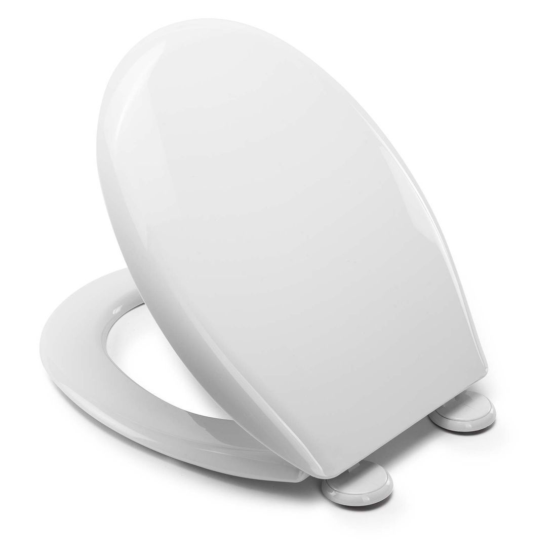 Croydex Huron Toilet Seat Sit Tight Plastic Hinge White