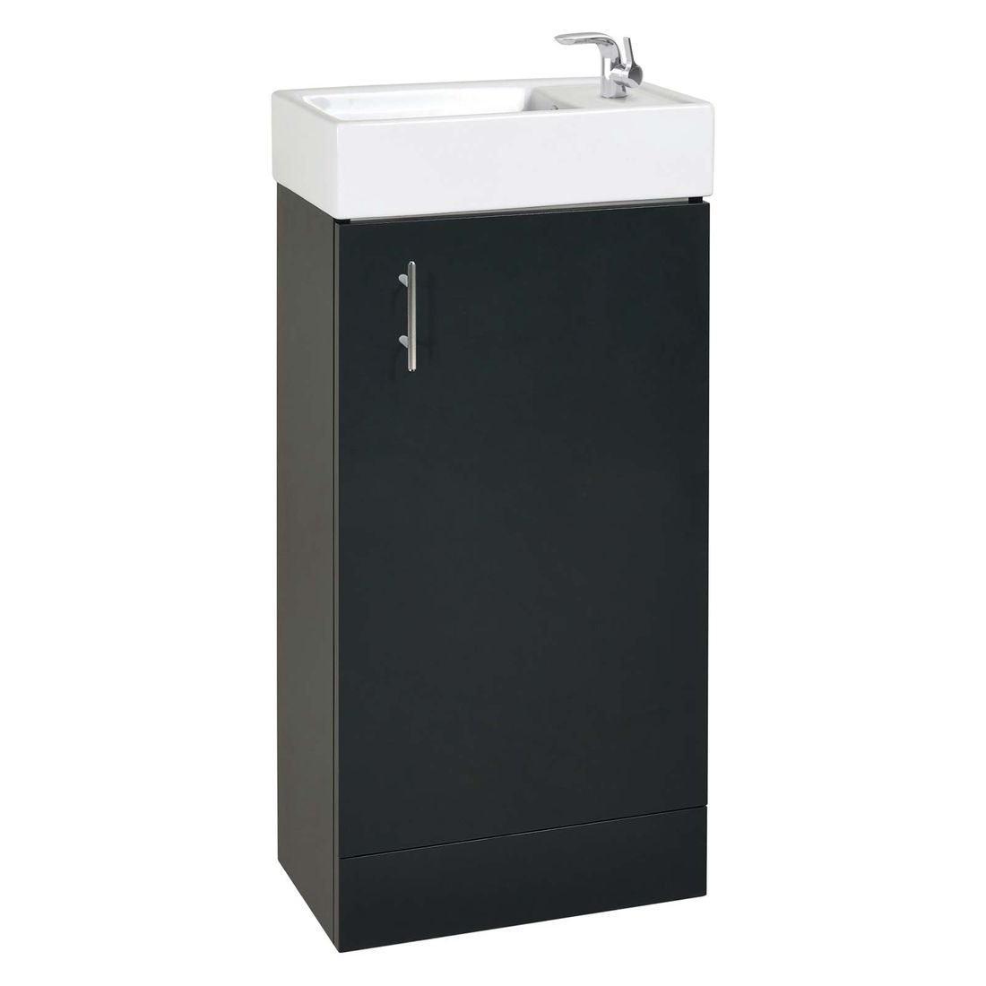 Yew Vanity Unit Pack With Basin Grey 400Mm