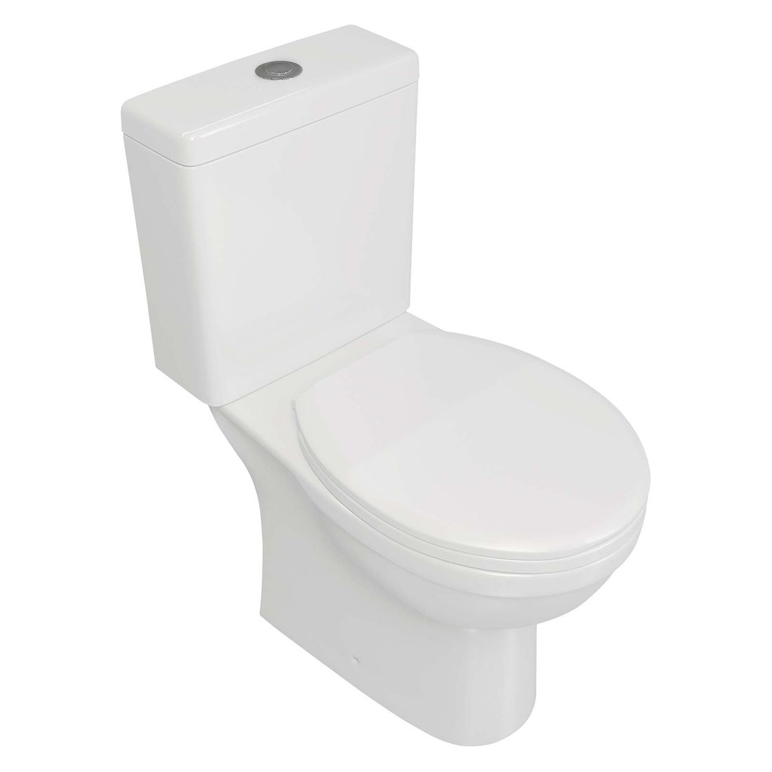 Nevis Rimless Toilet Pack With Soft Close Seat + Cistern