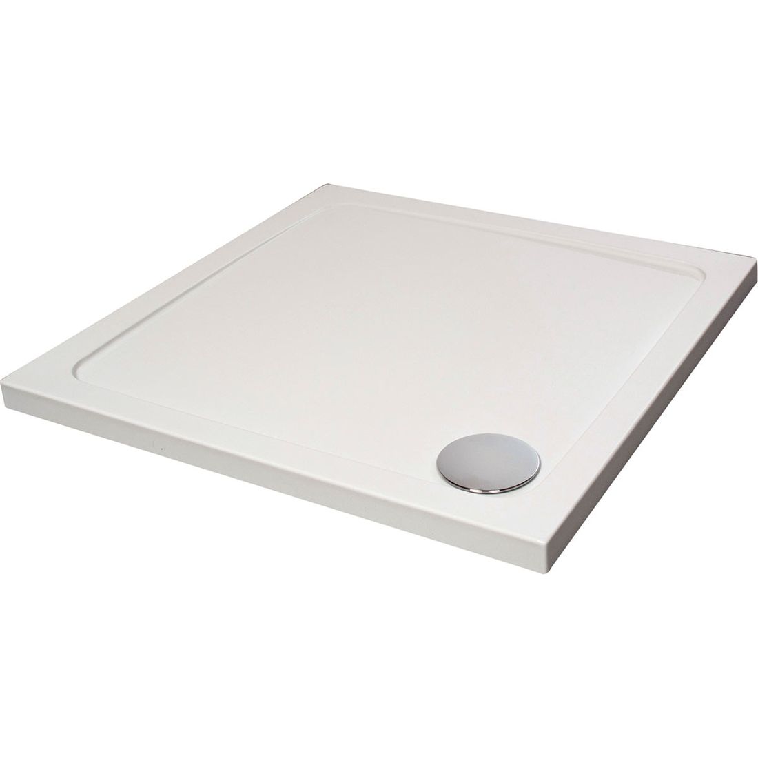 Shower Tray 760 X 760Mm Low Profile Abs White