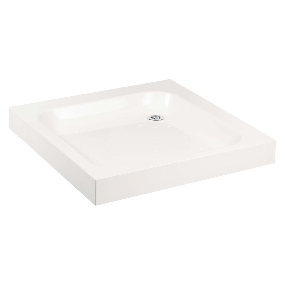 Shower Tray 800 X 800Mm Abs Stone Resin White