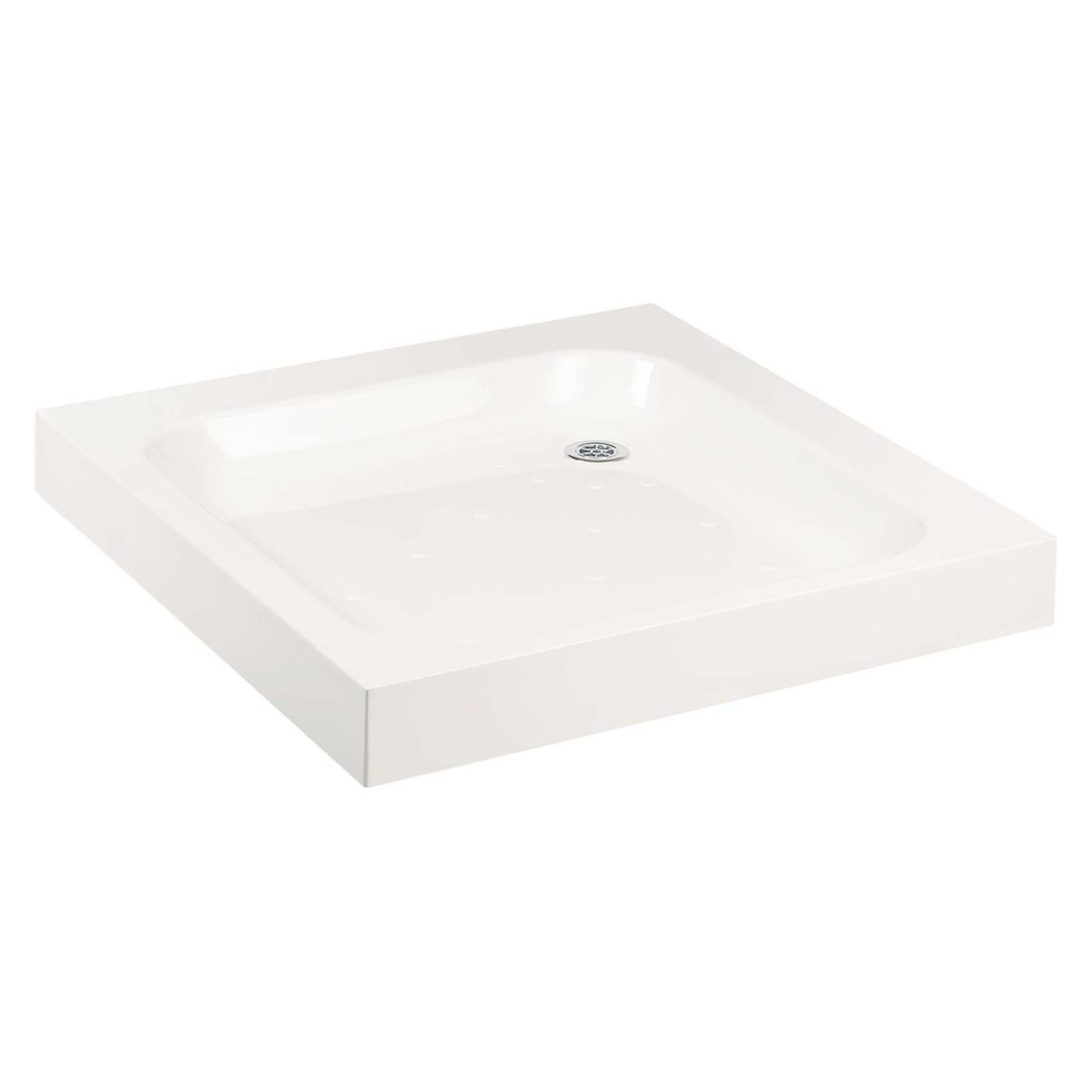 Shower Tray 900 X 900Mm Abs Stone Resin White
