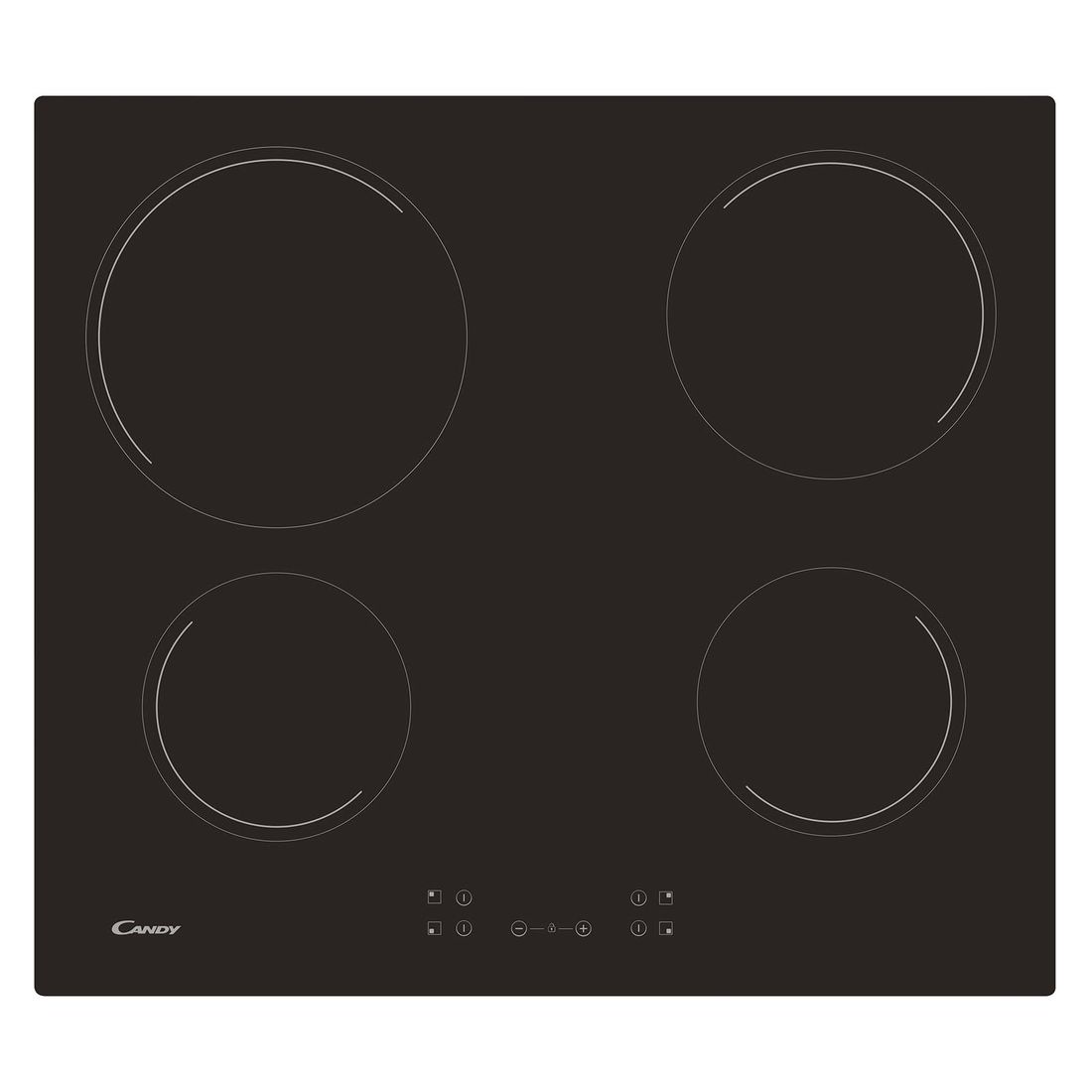 Candy 60Cm Ceramic Hob Touch Control Ch64Ccb/S