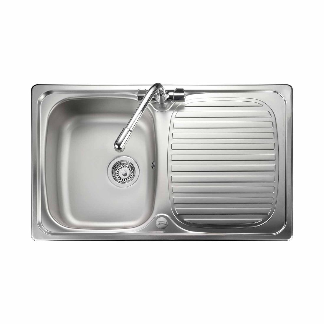 Leisure Compact 1.0 Bowl Sink 800 X 508Mm S/Steel 1Th Reversible