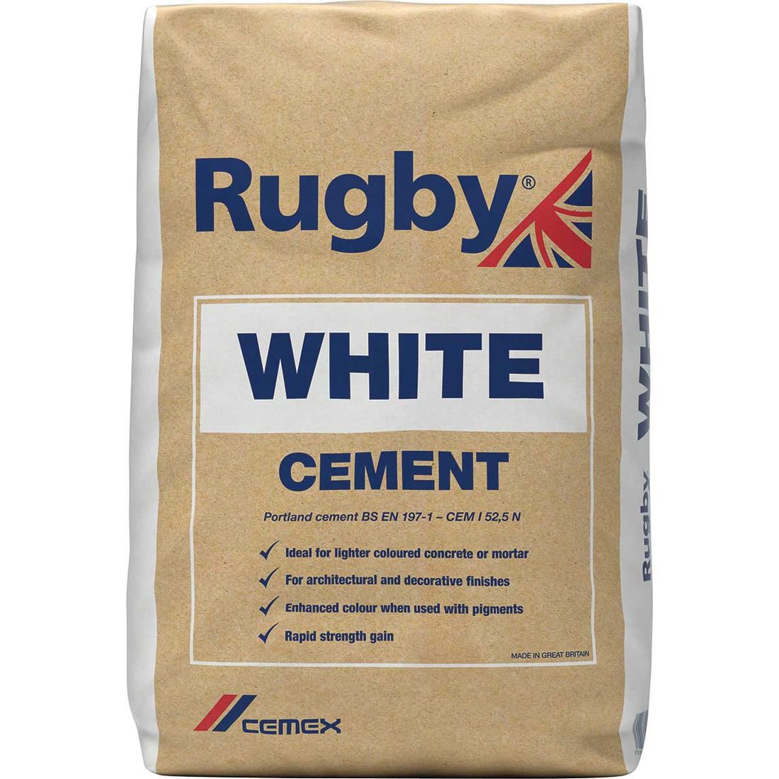 Rugby White Cement 25Kg